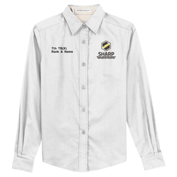 SHARP - Ladies Long Sleeve Button Down Thumbnail
