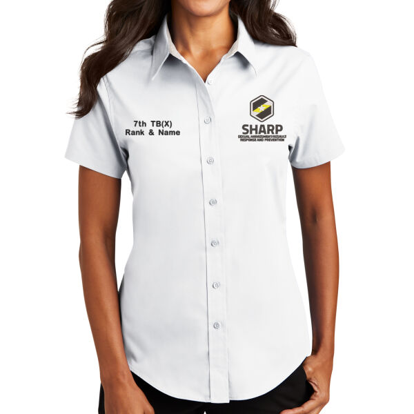 SHARP - Ladies Short Sleeve Button Down Thumbnail