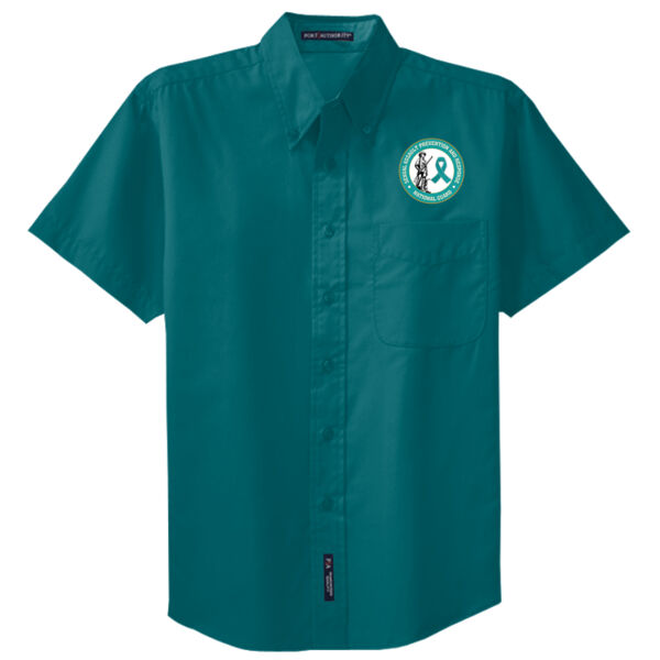 Unisex/Mens Short Sleeve Button Down Thumbnail